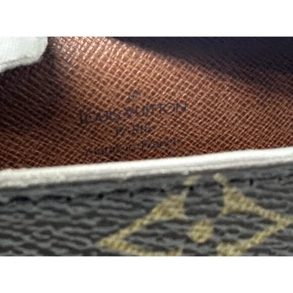 LOUIS VUITTON Monogram Pochette Homme Clutch Hand Bag Vintage Code SL0918 France - Picture 16 of 16